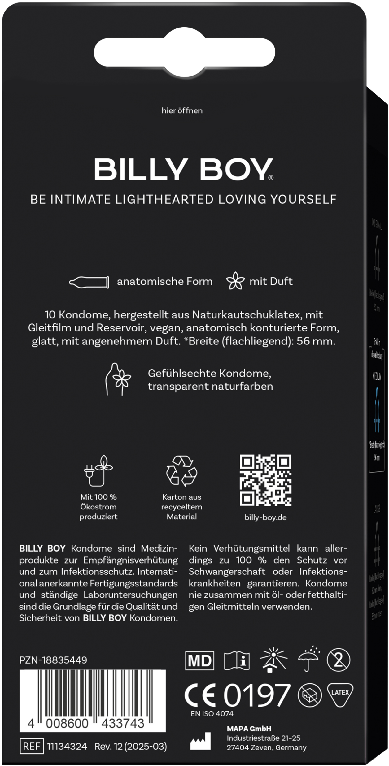 BILLY BOY Viel Gefühl, 10er Pack