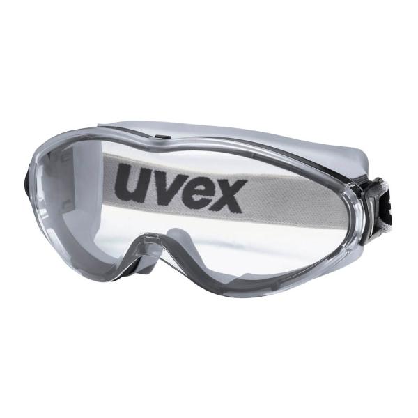uvex ultrasonic Vollsichtbrille innen beschlagfrei, außen extrem kratzfest und chemikalienbeständig