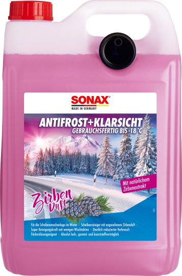 SONAX 01315050 AntiFrost+KlarSicht bis -18 °C Zirbe 5 l SONAX 01315050 AntiFrost+KlarSicht bis -18 °C Zirbe 5 l