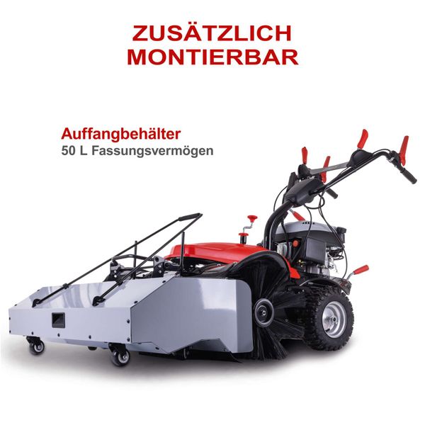 Scheppach Benzin-Kehrmaschine SC2200PE (DIY), inkl. Sammelbehälter und Schneeschild