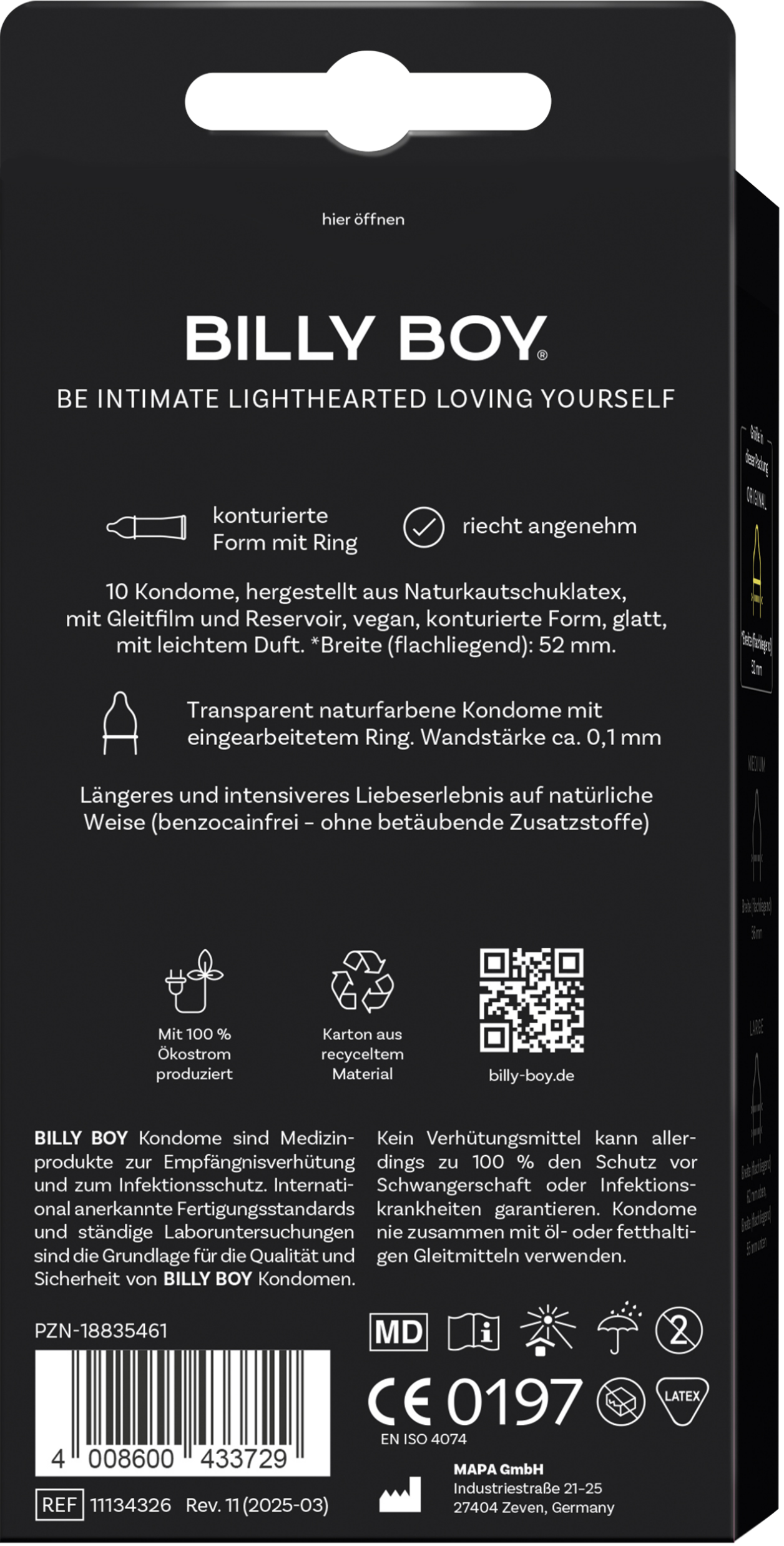 BILLY BOY Länger Lieben, 10er Pack