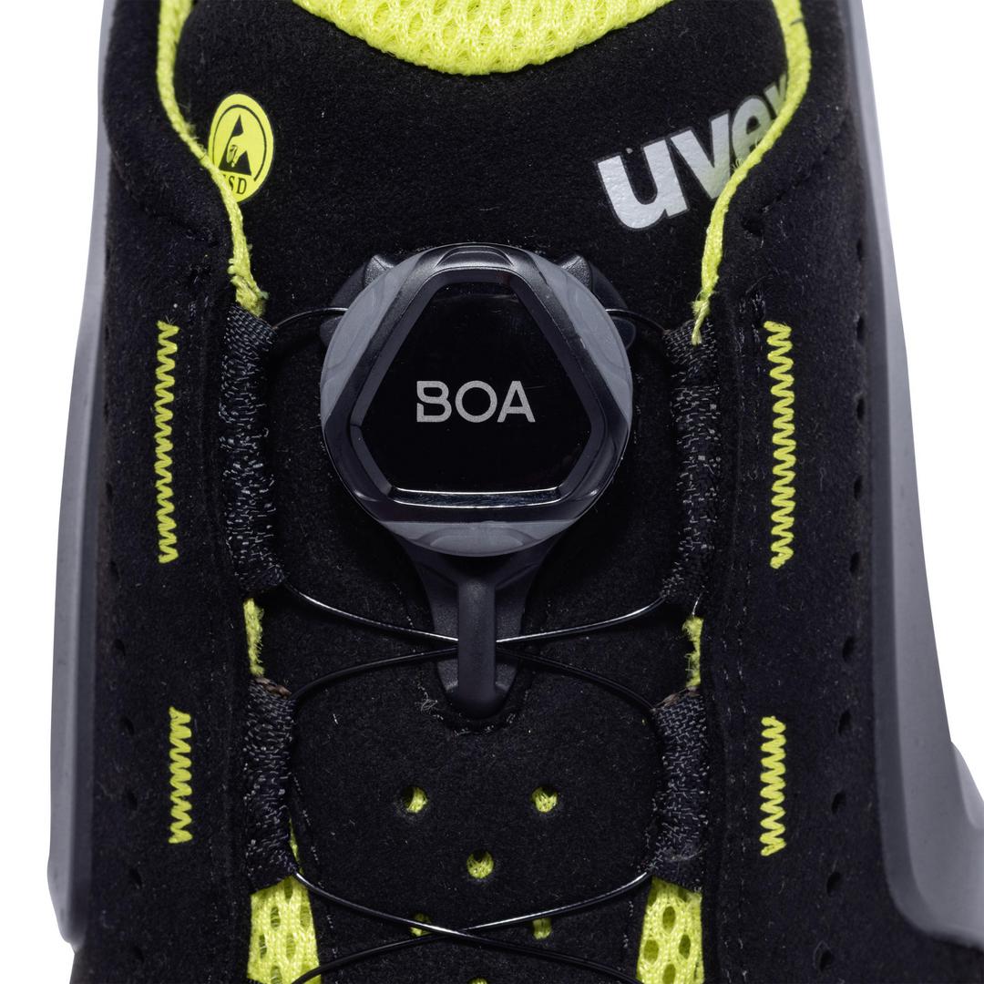 uvex 1 x-tended support BOA® Sicherheitsschuh S1P Halbschuh Weite 11