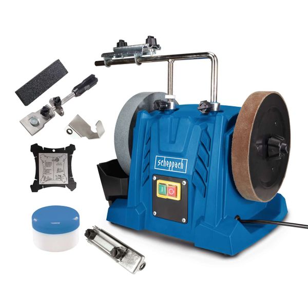 Scheppach Nass-Schleifsystem TIGER 5000S Homekit 150W 200mm Schleifstein 40mm Stärke