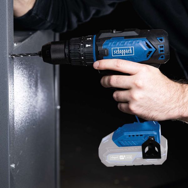 Scheppach Akku-Schlagbohrmaschine C-CD45-X | 3in1 Funktion | Drehmoment 45Nm | Drehmomentstufen 19+1