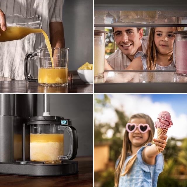 Cecotec Gelatec 2100 Eismaschine mit 11 Programmen