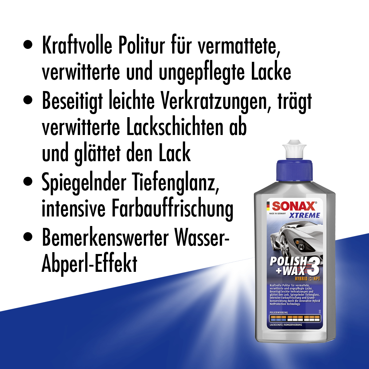 SONAX 02021000  XTREME Polish+Wax 3 250 ml
