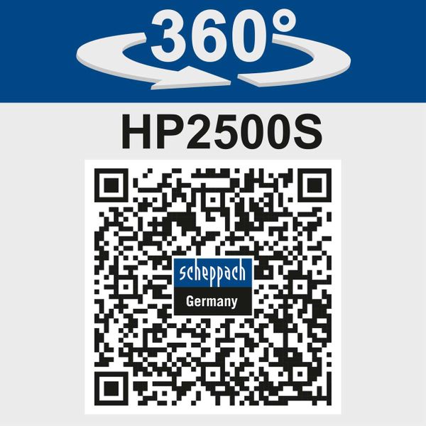 Scheppach Rüttelplatte HP2500S - 6,5 PS