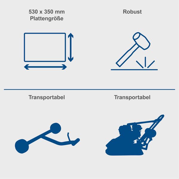 Scheppach Rüttelplatte HP1900S - 5,6PS