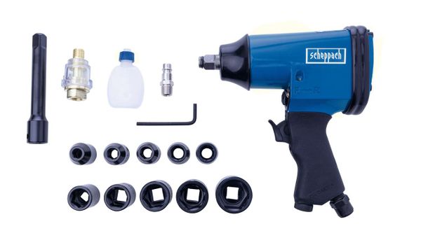 Scheppach Druckluft-Schlagschrauber-Set