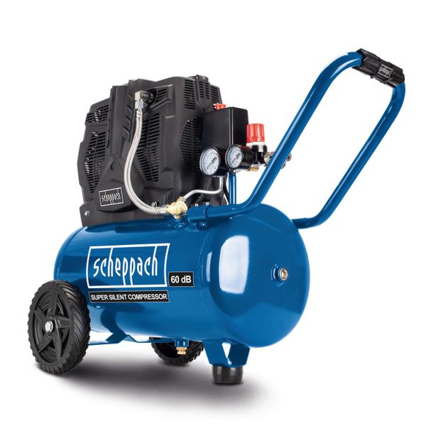 Scheppach HC25Si Super-Silent Kompressor Leisekompressor | 1100W Leistung | 8bar