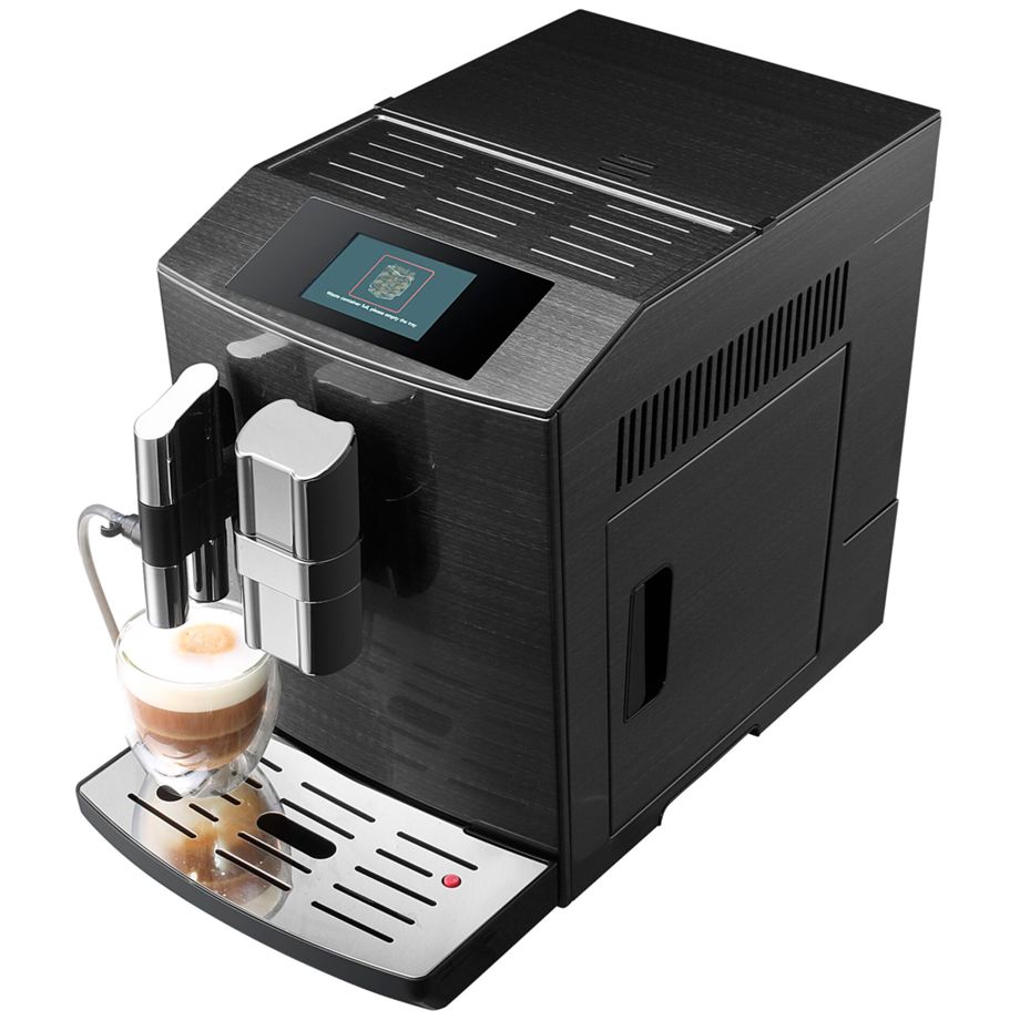 Acopino Modena ONE TOUCH Edelstahl gebürstet schwarz