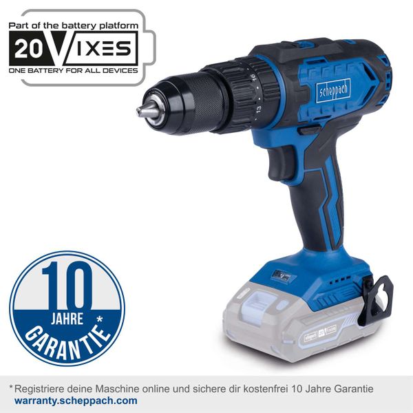 Scheppach Akku-Schlagbohrmaschine C-CD45-X | 3in1 Funktion | Drehmoment 45Nm | Drehmomentstufen 19+1