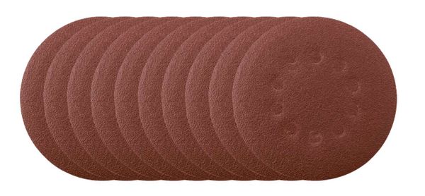Scheppach Schleifpapier rund Ø 215mm K 80 Satz=10 Stk.