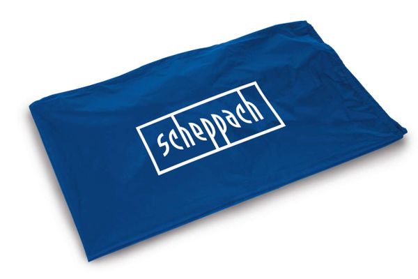 Scheppach Abdeckhaube blau - 1050 x 1200 x 1100 mm | Wasserfest & UV30-Resistent | für Wippkreissägen, Holzspalter, Grills uvm